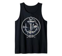 Nautical Anchor Crab Lighthouse Ocean Design Camiseta sin Mangas