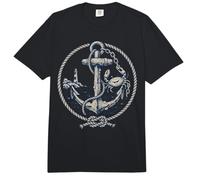 Nautical Anchor Crab Lighthouse Ocean Design Comfort Colors Adult Heavyweight T-Shirt