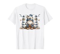 Nautical Lighthouse GNOME For Women and Men Funny Boating Camiseta