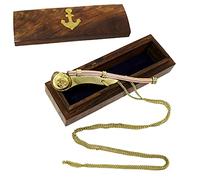 Nautical Mariner Boatswains - Cadena de silbato Bosun Pipe Colección náutica con caja de madera, estilo rústico, vintage, decoración del hogar, regalos