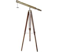 Nautical Master Scope - Telescopio de latón marítimo vintage con acabado de latón brillante, telescopio de pie, hecho a mano, decoración náutica para el hogar y la oficina