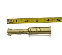 Nautical - Mini telescopio de mano de latón de 10,16 cm