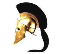 Nautical Replica Hub King Leonidas Casco Spartan Adulto Unisex Large Negro