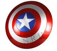 Nautical Replica Hub Medieval Avengers Armor Marvel Capitán América Escudo 24 Pulgadas Rojo