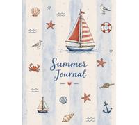 Nautical Summer Journal: Dotted Pages for Coastal Memories, Travel Notes and Seaside Adventures • 6 x 8 Inch • 160 Pages