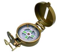 Nauticalia Brújula de rodamiento de aleación de latón, Metal