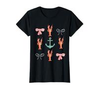 Náutico Mar Océano Langosta Arcos Ancla Barco Vela Foodie Camiseta