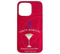 Náutico Sucio Martini Social Club Yate Vida Carcasa para iPhone 15 Pro Max