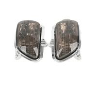 NAUTIG Faro Motocicleta Carcasa Lente Señal Giro Delantera Para Motocicleta Para Gold Wing 1800 GL1800 2001-2017 Faros Delanteros(Smoke)