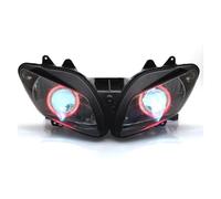 NAUTIG Faro Motocicleta Conjunto Faros Delanteros Para Motocicleta Proyector HID Luz Alta/baja Luz LED Blanca Roja Para YZF R1 2002-03 Faros Delanteros