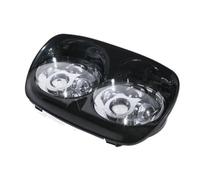 NAUTIG Faro Motocicleta Proyector Faro LED Doble 5,75" Para Motocicleta Para Road Para Glide Para FLTR 1998-2013 Faros Delanteros(Claro)