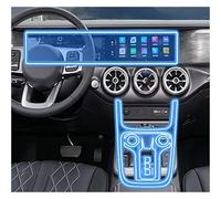 NAUTIG GPS Protectores pantalla Protector De Pantalla LCD TPU Para Navegación GPS Coche WEY Para TANK 300 (2022-2023), Película Antiarañazos Compatible Con PPF