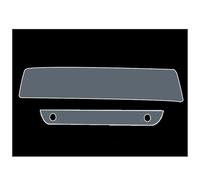 NAUTIG GPS Protectores pantalla Protector De Pantalla TPU Para Navegación GPS Coche Para KIA Para Sportage NQ5 2022-23, Accesorios Montaje Antiarañazos(Style E 353mm)