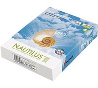 Nautilus 406-WEIS-80-510 - Pack de 500 hojas de papel 100% reciclado, A4, 80 gr