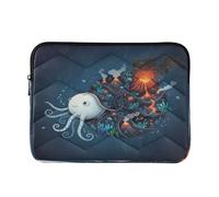 Nautilus - Funda de viaje para portátil de 13 a 14 pulgadas, clásica, collage de trincheras de mar profundo (1), bolsillos para computadora portátil para viajes, trabajo, negocios