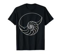 Nautilus Shell Fibonacci Spiral Math Art Camiseta