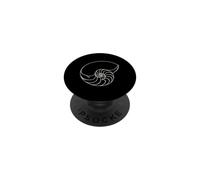Nautilus Shell Fibonacci Spiral Math Art PopSockets PopGrip Adhesivo
