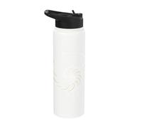 Nautilus Shell Fibonacci Spiral Math Art Stainless Steel Insulated Water Bottle