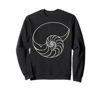 Nautilus Shell Fibonacci Spiral Math Art Sudadera