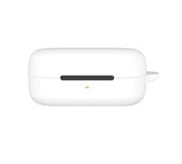 NAUXIU Funda de silicona para auriculares Sony WF-C510 a prueba de polvo, color blanco