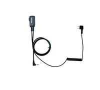 NAUZER PTT-32 / Cable con Micro PTT Casco Compatible con PELTOR SPORTTAC Caza Compatible (PTT32M2-MOTOROLA)