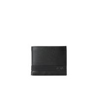 NAVA Cartera, Accesorio de Viaje-Billetera Unisex Adulto, Negro, Wallet Coin Slim