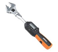 NAVAC Llave dinamométrica digital NTW1 | Mandíbula ajustable | Lectura digital | Memoria de ajustes de par | Doble dirección | Unidades de medición seleccionables | Luces indicadoras y sonido