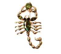 Navachi Metal chapado en oro de 18 quilates marquesa Green Cubic Zirconia