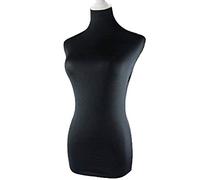NAVAdeal Funda de Tela de Licra Negra, maniquí de Vestido (maniquí no Incluido)