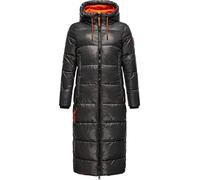 Navahoo Abrigo acolchado de invierno para mujer, con capucha, diseño de ángel de peluche XS-XXL, antracita, XXL