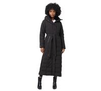 Navahoo Abrigo acolchado de invierno para mujer, largo y cálido, con capucha B974, Negro , XS