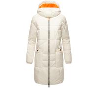 NAVAHOO Abrigo de invierno 'Bliblablubb 14' naranja / offwhite S naranja / offwhite