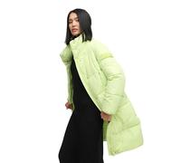 Navahoo Abrigo de invierno para mujer hasta la rodilla, abrigo acolchado cálido con cuello alto y forro de nubes beso 14 S-3XL, Lima Pastel, M