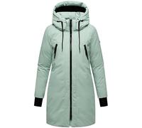 Navahoo abrigo de invierno para mujer, parka cálido con capucha (desmontable) y portaequipajes interiores, Winterzart 14 S-6XL, S