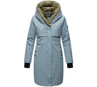 NAVAHOO Abrigo de invierno 'Snowelf' azul ahumado / verde oscuro / negro L EUR