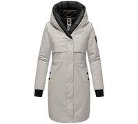 NAVAHOO Abrigo de invierno 'Snowelf' gris claro / negro M gris claro / negro