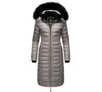 NAVAHOO Abrigo de invierno 'Umay' gris / negro, Talla S
