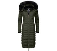 Navahoo Umay - Abrigo de invierno acolchado para mujer XS - XXL, verde oliva, XL