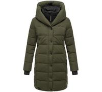 NAVAHOO Abrigo funcional 'Knutschilein' caqui / verde oscuro, Talla L