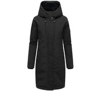 Navahoo Abrigo largo para mujer, chaqueta cálida de invierno con capucha, baile de granizo 14 S-6XL, Negro , M