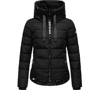 Navahoo Amayaa - Chaqueta de invierno para mujer, con cuello alto y capucha ajustable, tallas XS-XXL, Negro , M