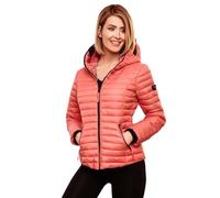 Navahoo B348 - Chaqueta acolchada con capucha para mujer coral M