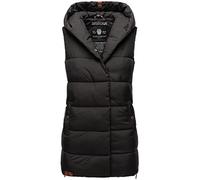 Navahoo Chaleco acolchado acolchado para mujer B891, Negro , L
