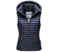 Navahoo Chaleco acolchado para mujer B696, azul marino, XS