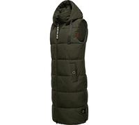 Navahoo Chaleco largo sin mangas para mujer, chaqueta de invierno cálido, tallas XS-3XL