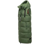 Navahoo Chaleco largo sin mangas para mujer, chaqueta de invierno cálido, tallas XS-3XL, Pino Olive, XXL