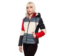 Navahoo Chaqueta acolchada de invierno para mujer B881, French, S