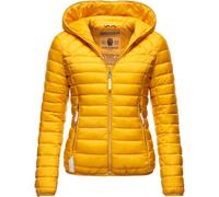 NAVAHOO Chaqueta de entretiempo 'Ich Bin Hübsch' amarillo S amarillo