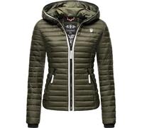 NAVAHOO Chaqueta de entretiempo 'Kimuk' oliva / blanco S oliva / blanco