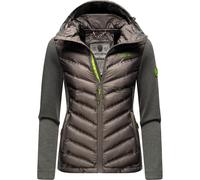 NAVAHOO Chaqueta de entretiempo 'Nimm Mich Mit' chocolate / gris oscuro XS chocolate / gris oscuro